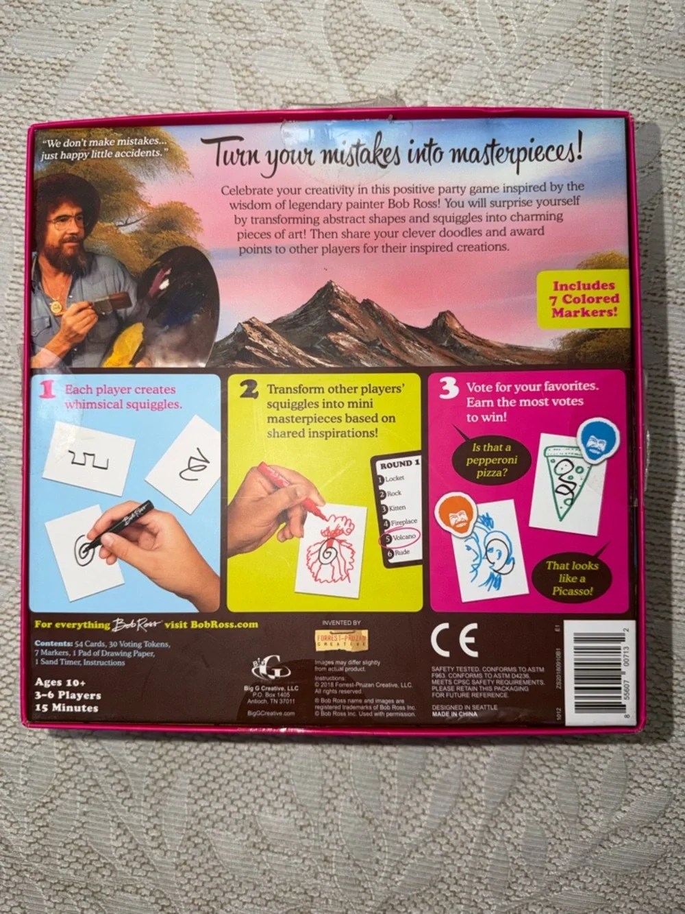 Happy Litte Accidents -Bob Ross Party Game - Picture 2 of 3